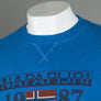 Napapijri Berthow Crew Neck Sweatshirt Plastic Blue