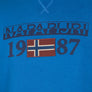 Napapijri Berthow Crew Neck Sweatshirt Plastic Blue