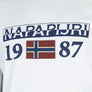 Napapijri Solin Long Sleeve T-Shirt Bright White