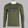Napapijri Solin Long Sleeve T-Shirt Green Musk