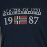 Napapijri Solin Long Sleeve T-Shirt Navy Blue