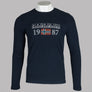 Napapijri Solin Long Sleeve T-Shirt Navy Blue