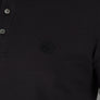 Pretty Green Stud Detail Polo Shirt Black