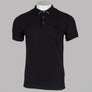 Pretty Green Stud Detail Polo Shirt Black