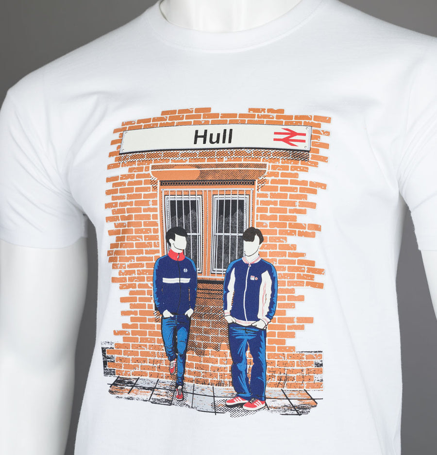 80s Casuals Train Station T-Shirt White