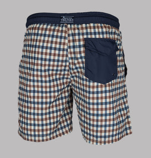 Aquascutum Beach Iconic Volley Check Shorts Club Check