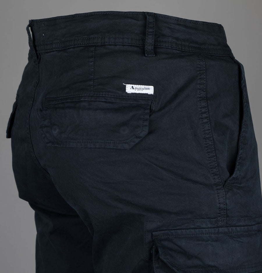 Aquascutum Cargo Shorts Navy