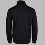 Aquascutum Centred Logo 1/4 Zip Fleece Back Sweatshirt Black