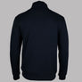 Aquascutum Centred Logo 1/4 Zip Fleece Back Sweatshirt Navy