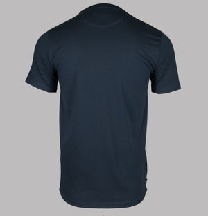 Aquascutum Club Check Pocket T-Shirt Navy