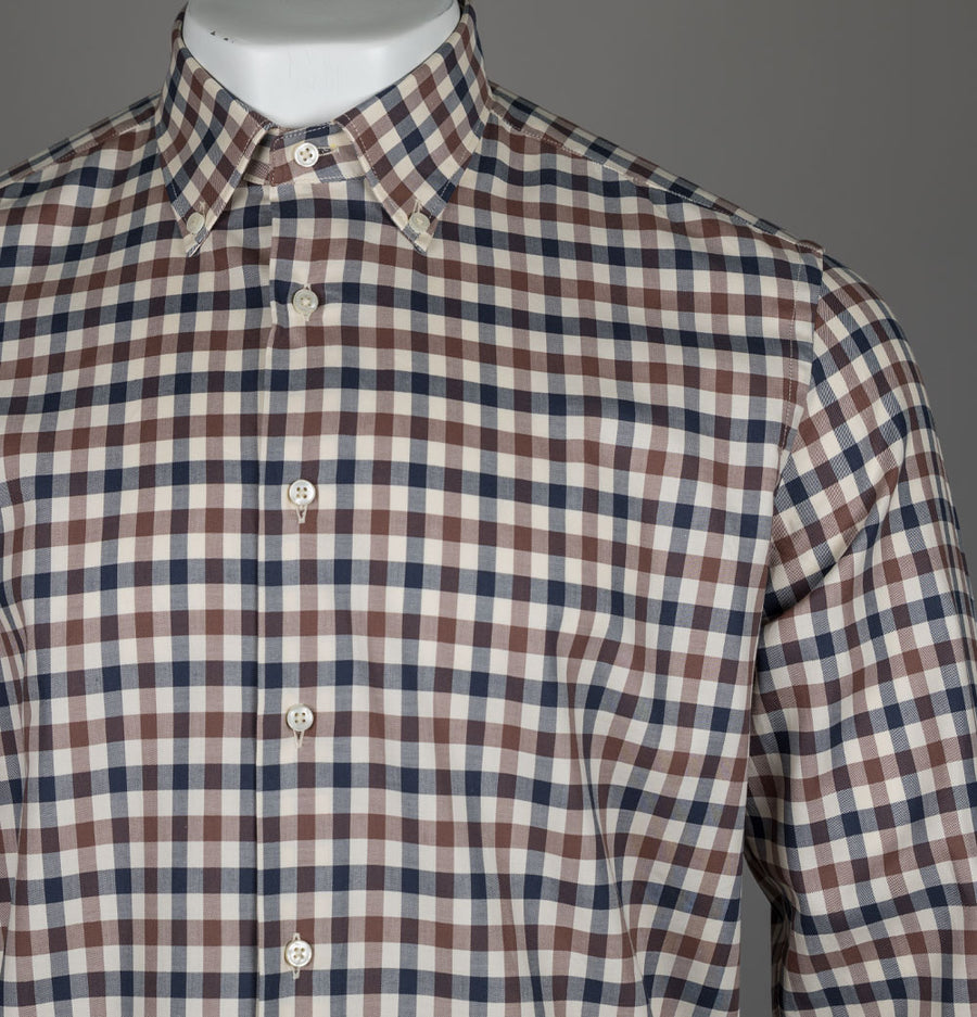 Aquascutum Iconic LS Shirt Club Check
