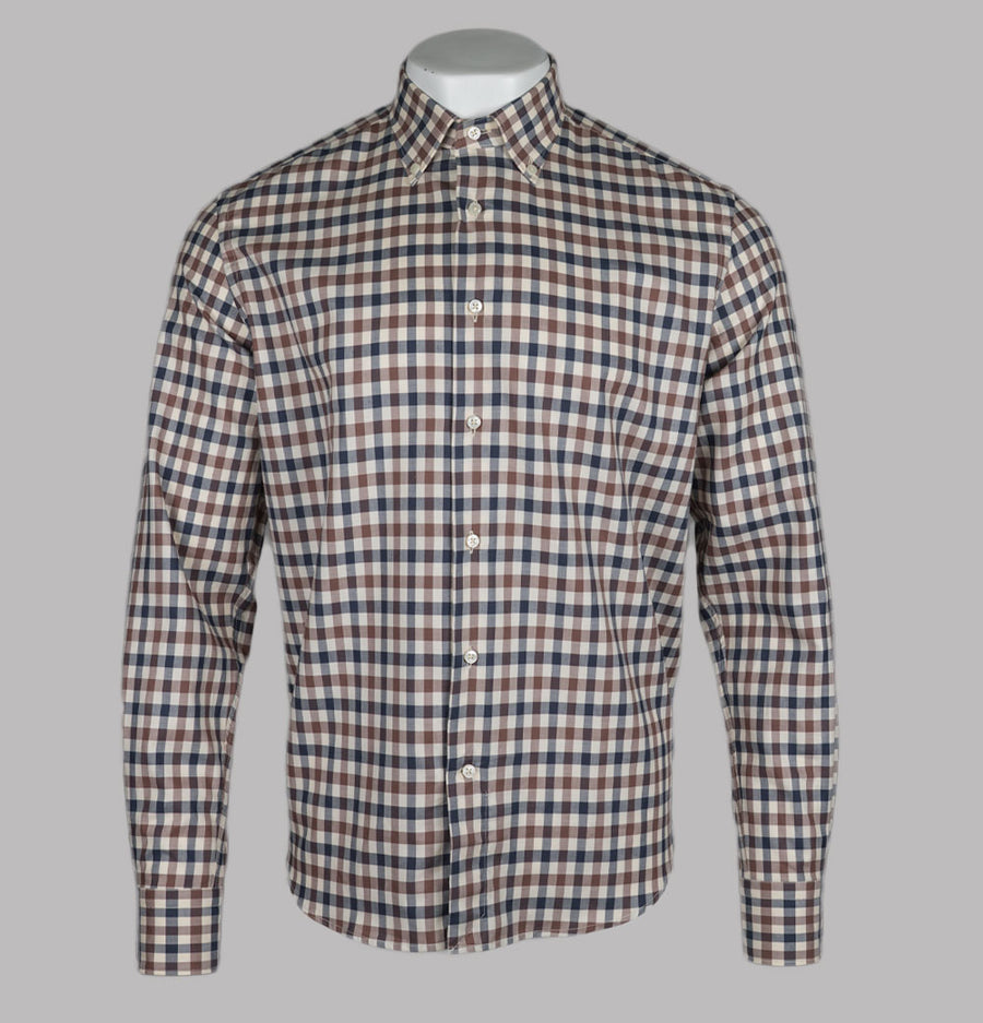 Aquascutum Iconic LS Shirt Club Check