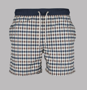 Aquascutum Iconic Volley Swim Shorts Club Check