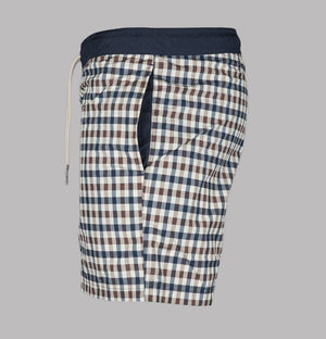 Aquascutum Iconic Volley Swim Shorts Club Check
