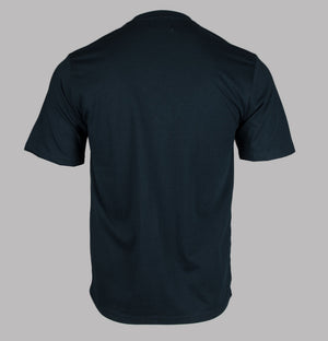 Aquascutum Macro Iconic Front Pocket T-Shirt Navy