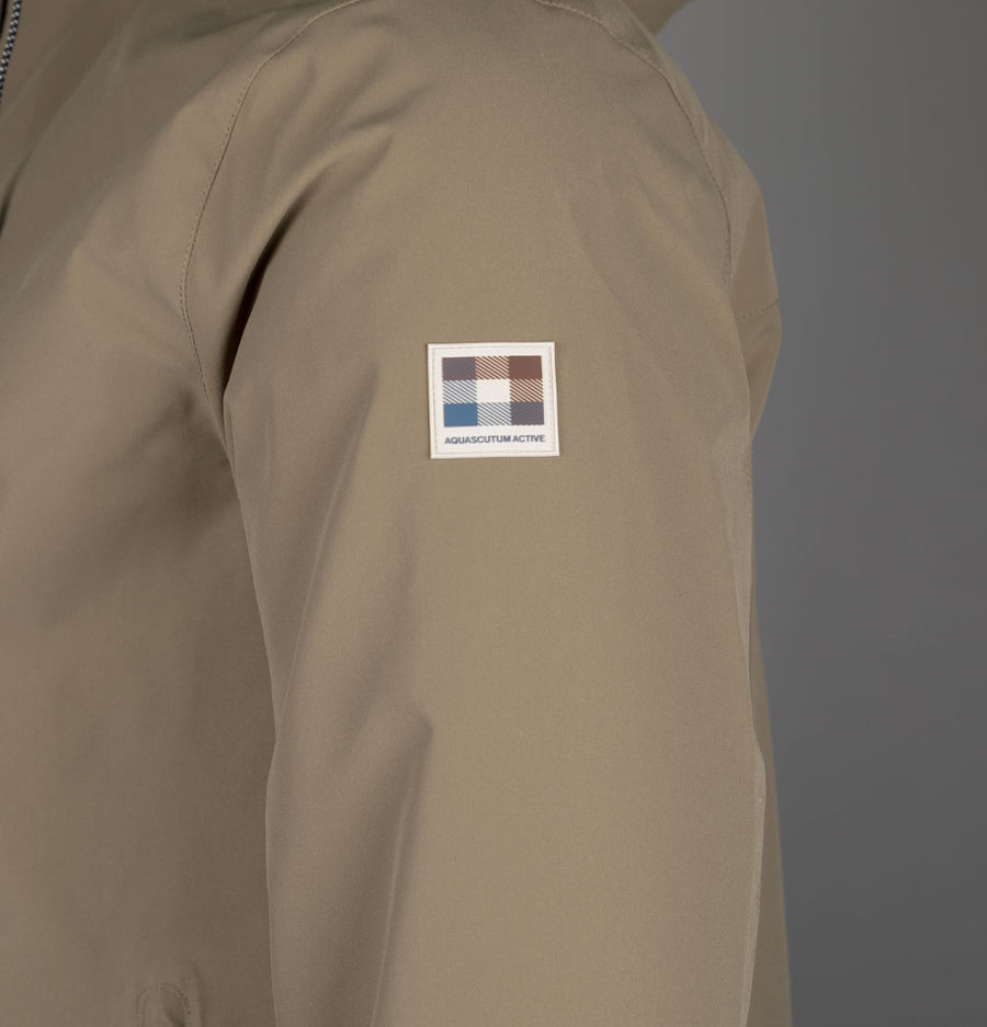 Aquascutum Shell Active Mid Parka Khaki