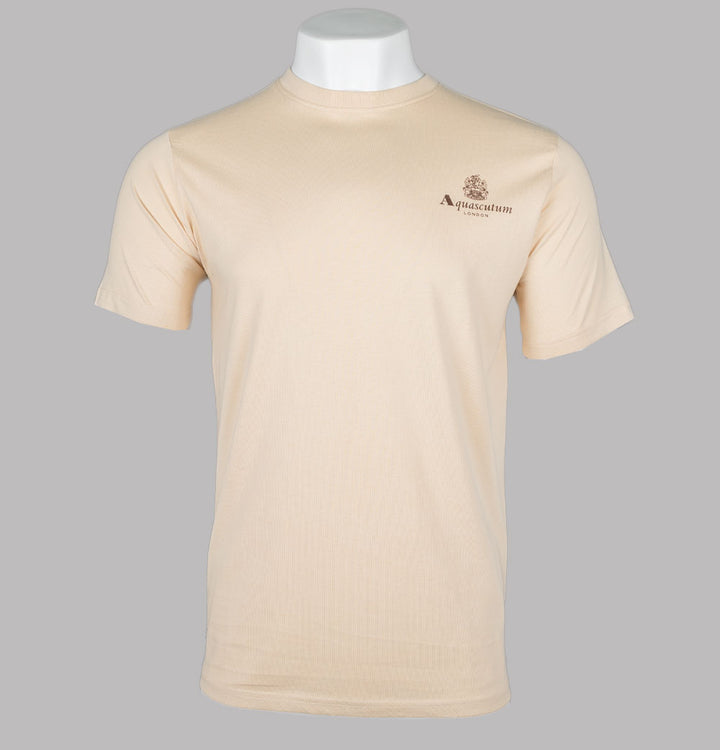 Aquascutum Small Logo T-Shirt Beige