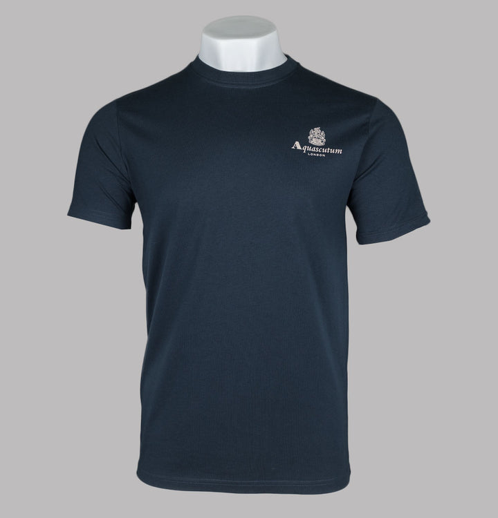 Aquascutum Small Logo T-Shirt Navy
