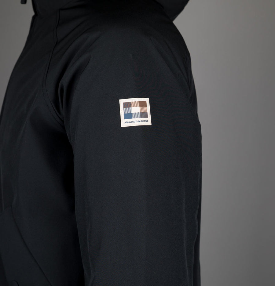 Aquascutum Soft Shell Mid Parka Black