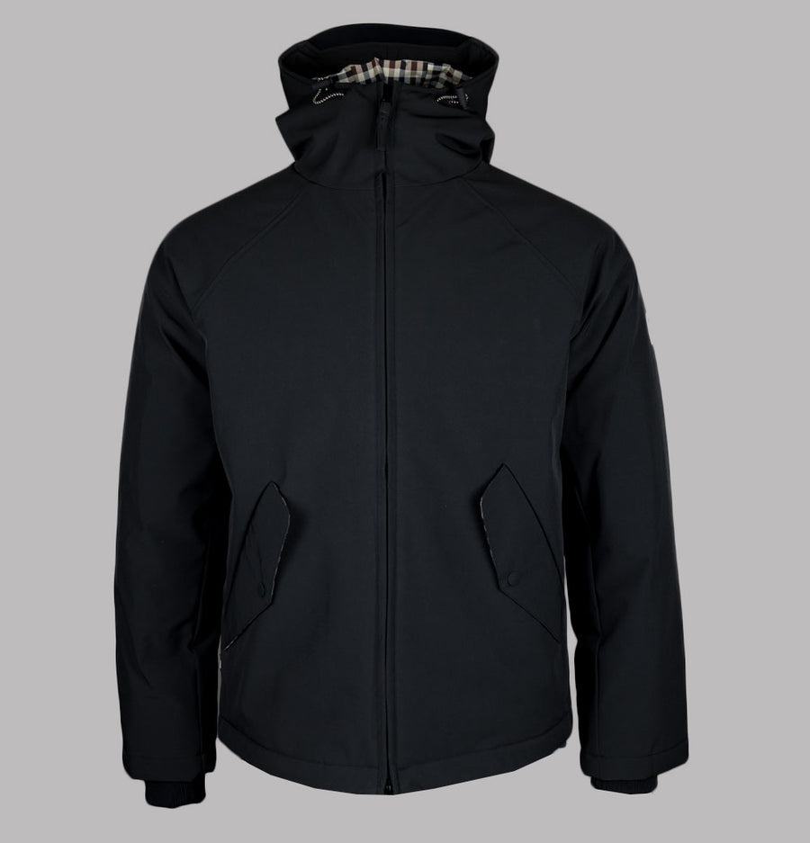 Aquascutum Soft Shell Mid Parka Black