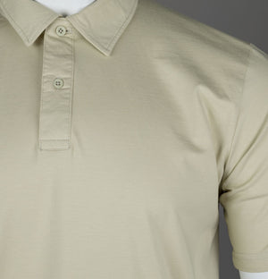 Aquascutum Supima Solid Polo Shirt Beige