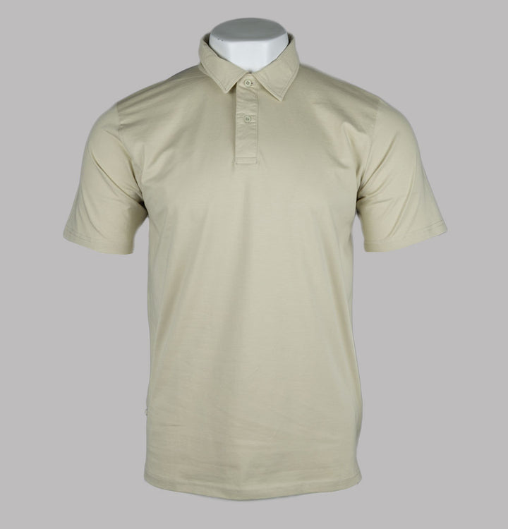 Aquascutum Supima Solid Polo Shirt Beige