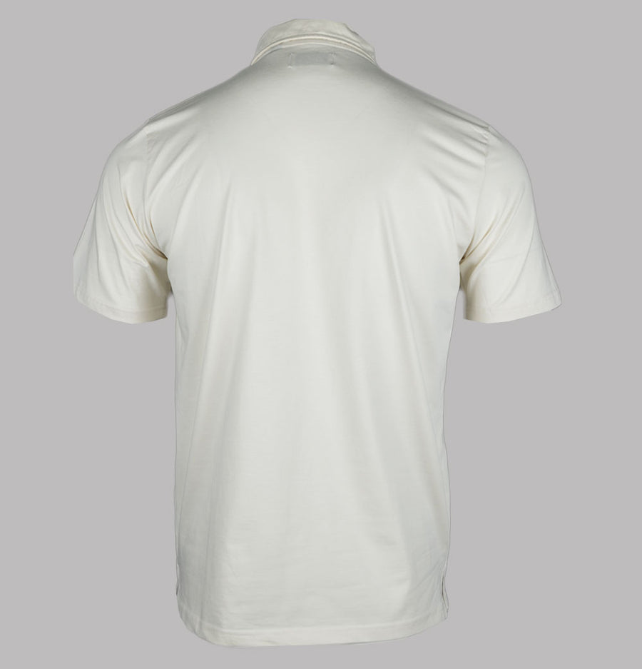 Aquascutum Supima Solid Polo Shirt Old White