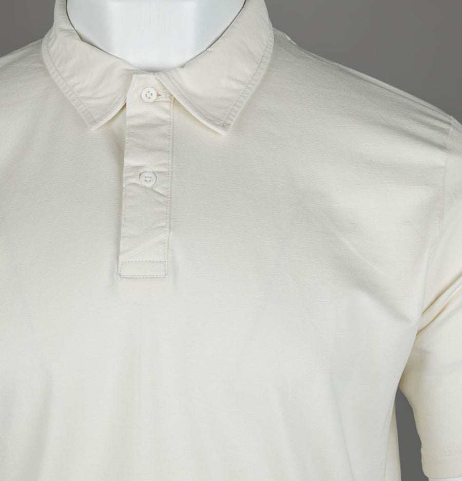 Aquascutum Supima Solid Polo Shirt Old White