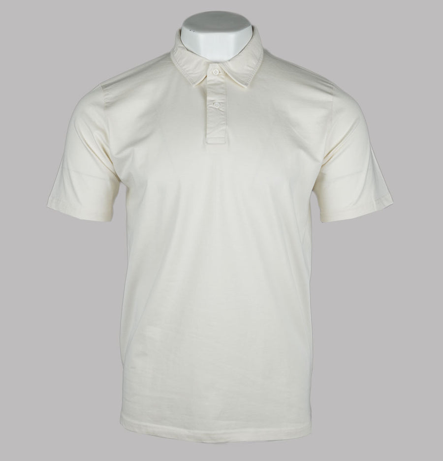 Aquascutum Supima Solid Polo Shirt Old White