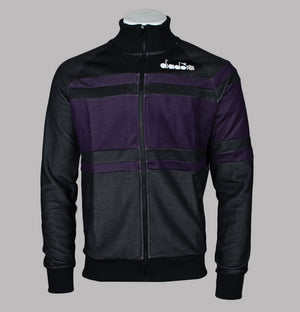 Diadora 80s Track Jacket Black/Crown Jewel