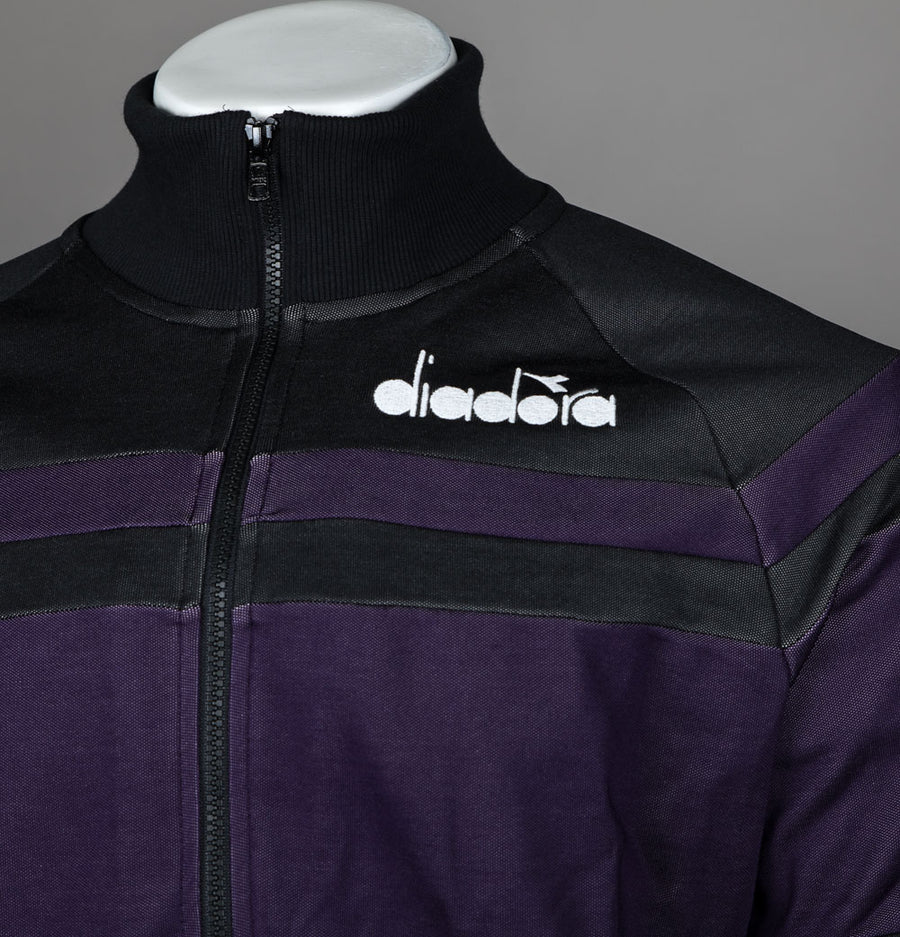 Diadora 80s Track Jacket Black/Crown Jewel