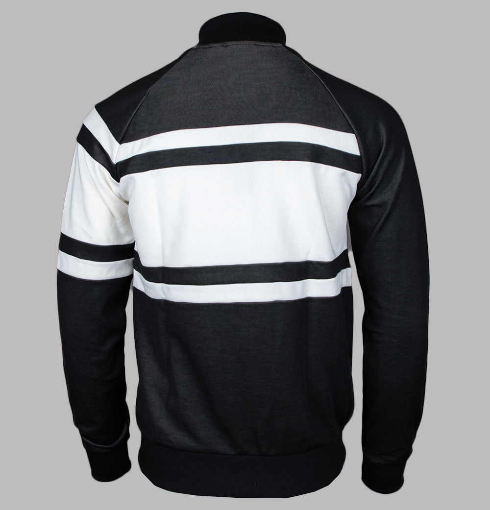  TRACK JACKET 7O'S Black × White Diadora 80s Track Jacket Black/White