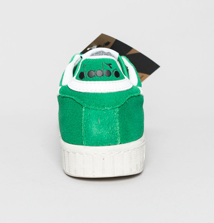 Diadora Game L Low Suede Trainers Green Peppermint