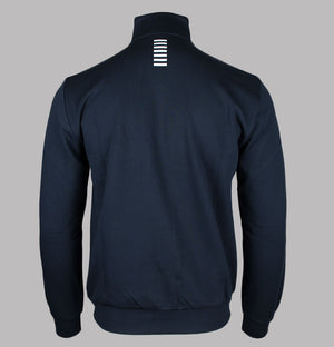 EA7 1/4 Zip Sweatshirt Armani Blue