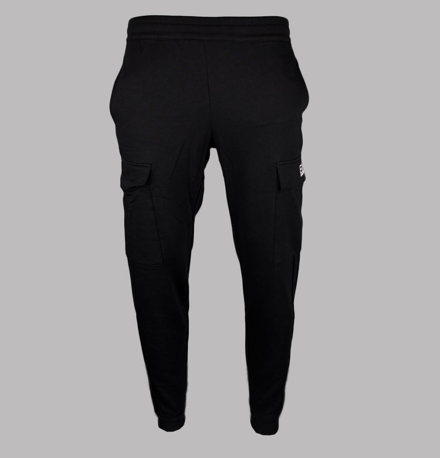 EA7 Core Cargo Joggers Black/White