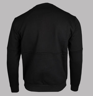 EA7 Core Identity Cotton Sweatshirt Black