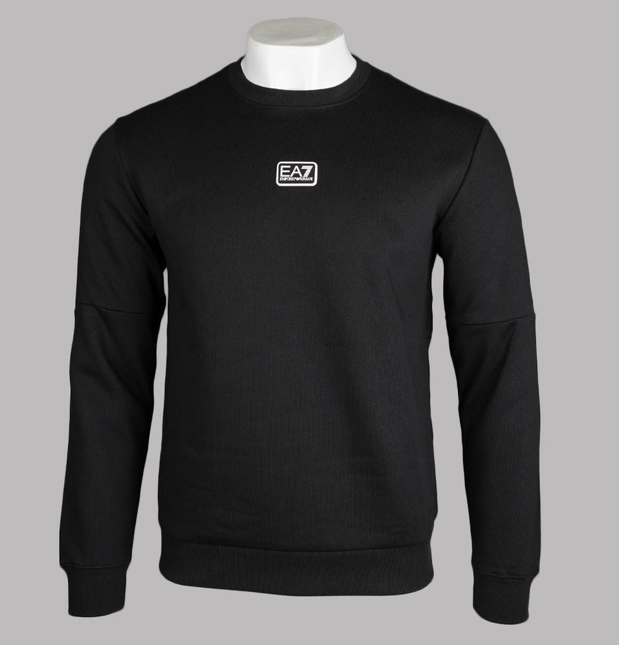 EA7 Core Identity Cotton Sweatshirt Black