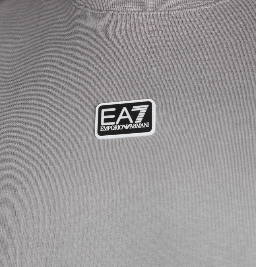 EA7 Core Identity Cotton Sweatshirt Gull Grey