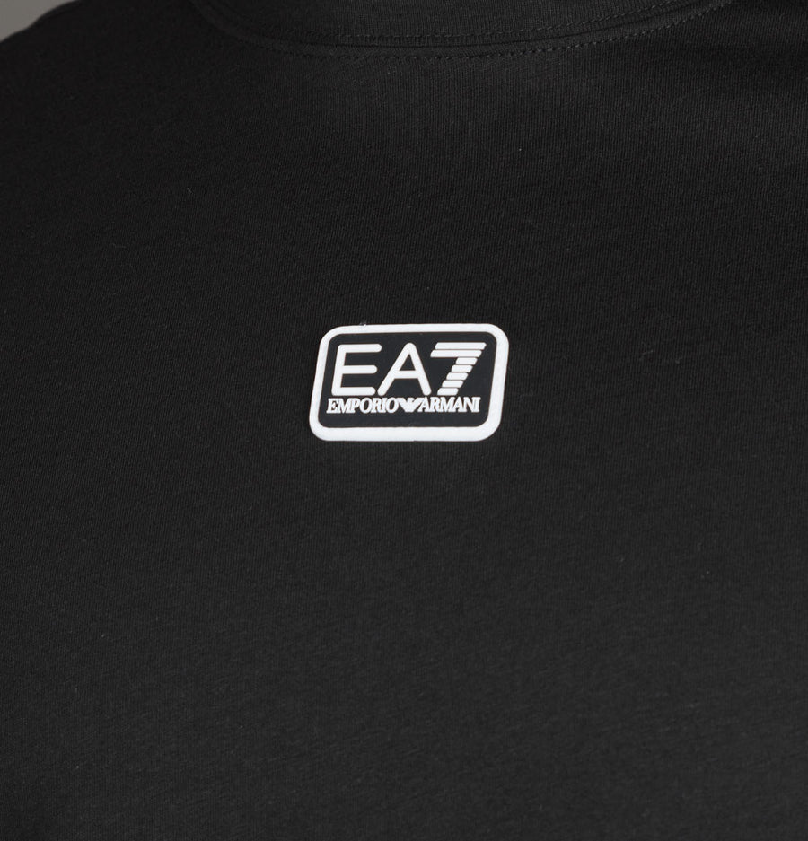 EA7 Core Identity Cotton T-Shirt Black