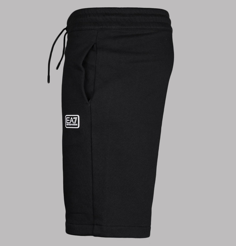 EA7 Core Identity Jogger Shorts Black