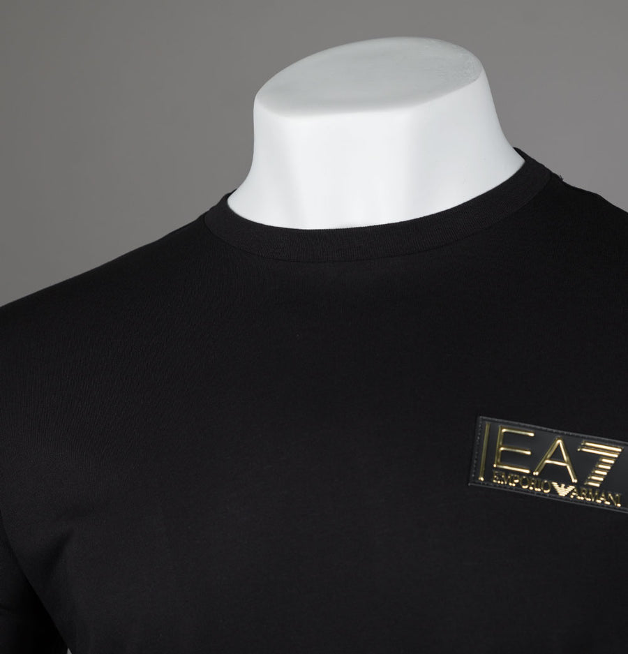 EA7 Gold Label T-Shirt Black/Gold