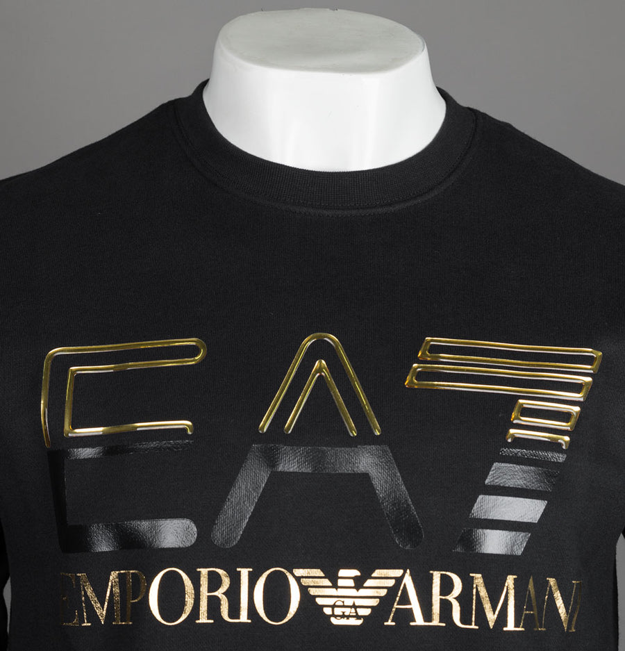 EA7 Gold Series Sweatshirt Black/Gold