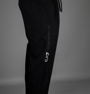 EA7 Logo Joggers Black