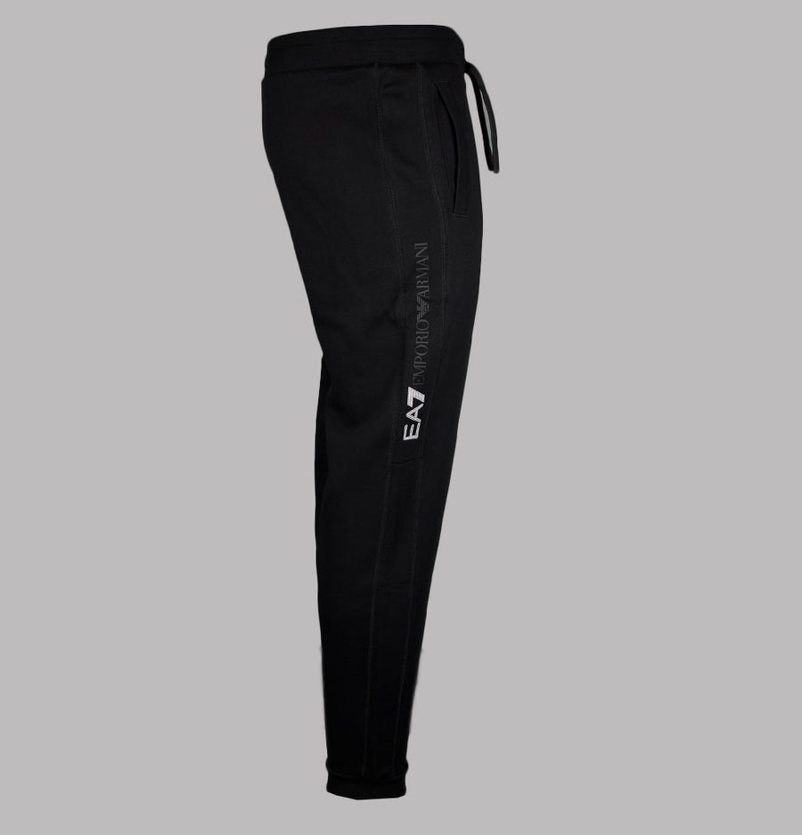 EA7 Logo Joggers Black