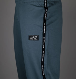 EA7 Logo Taping Joggers Dark Slate