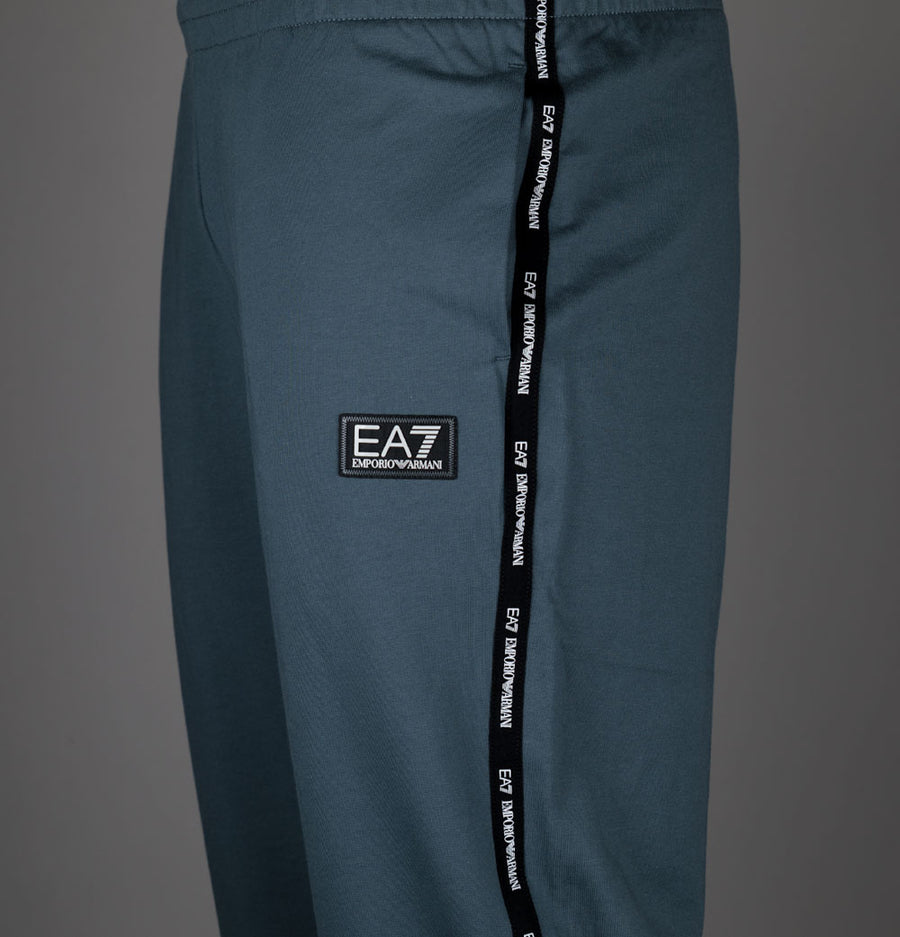 EA7 Logo Taping Joggers Dark Slate