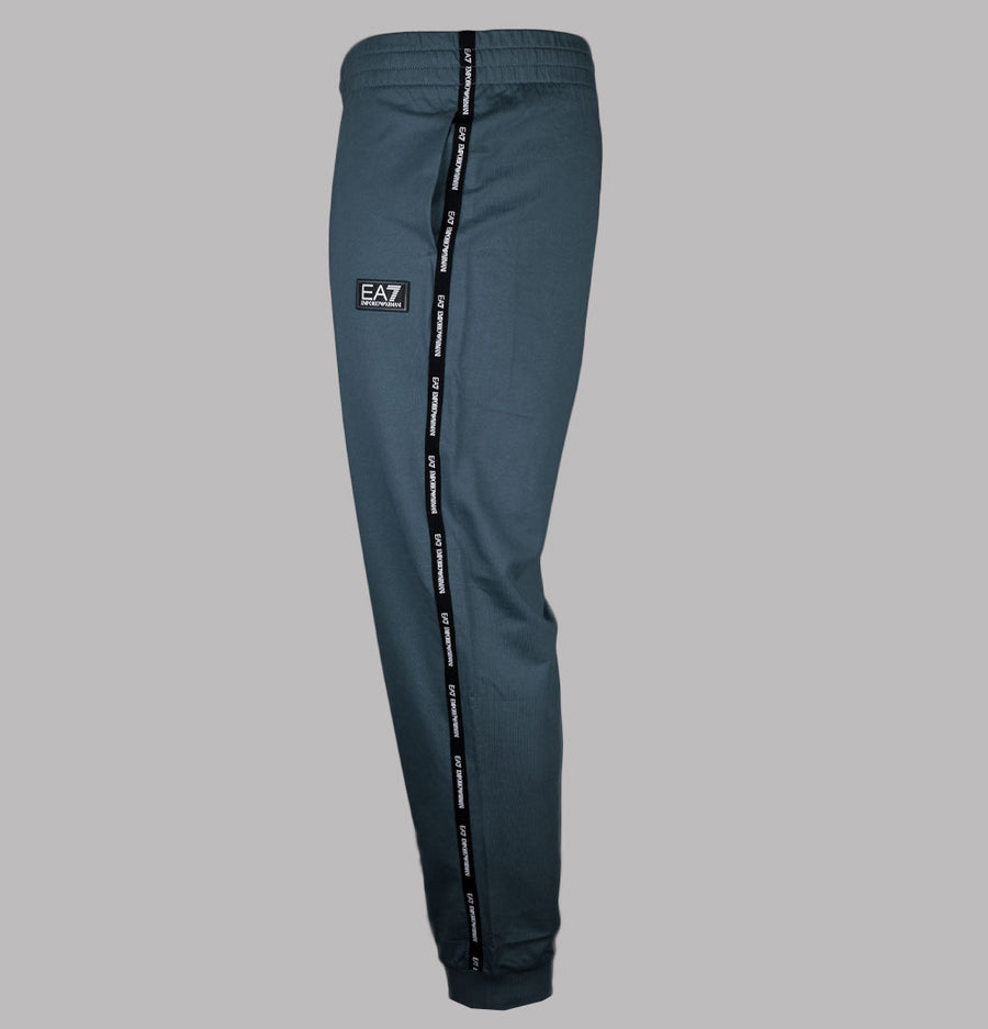 EA7 Logo Taping Joggers Dark Slate