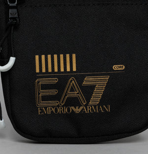 EA7 Mini Train Core Pouch Shoulder Bag Black/Gold