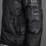 EA7 Mountain Repeat Logo Jacket Black