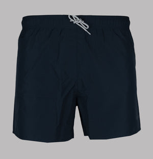 EA7 Oversized Logo Swim Shorts Armani Blue/Silver